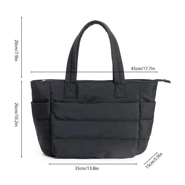 15L Large Capacity Women's Shoulder Tote Laptop Bag