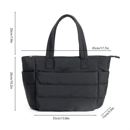 15L Large Capacity Women's Shoulder Tote Laptop Bag