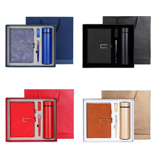 Premium Business Gift Set with Notebook & Tumbler