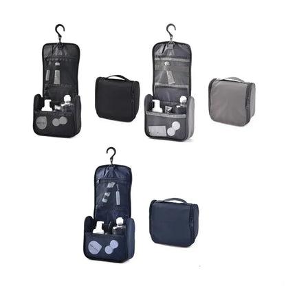 Customizable Hanging Travel Toiletry Bag with Hook