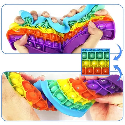 Fidget Pop Bubble Keyboard Stress Relief Toy