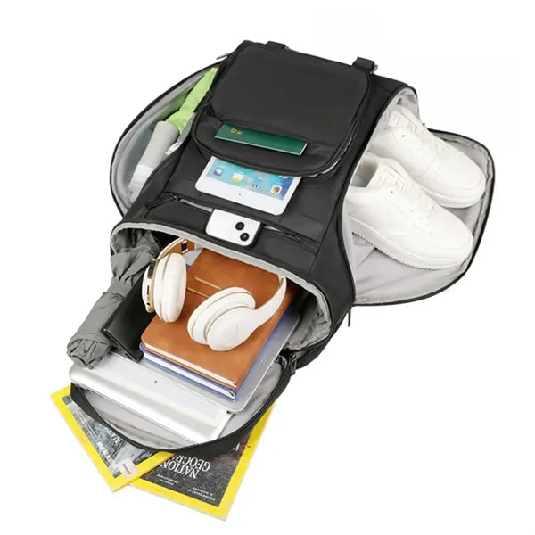 32L Durable Multi-Compartment Laptop & Travel Backpack