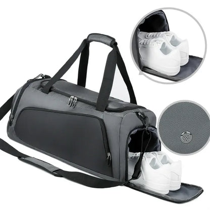 7L Multi-Functional Gym Duffel Bag with Shoe Compartment