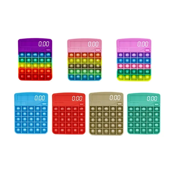 Calculator Design Fidget Pop Bubble Sensory Toy