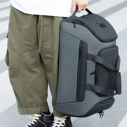 Travel Duffel Bag with Independent Shoe Compartment