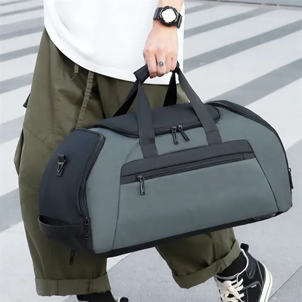 Travel Duffel Bag with Independent Shoe Compartment