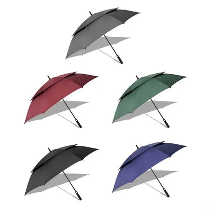 Double Canopy Vented Golf Umbrella for Wind Resistance