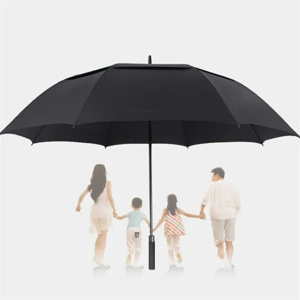 Double Canopy Vented Golf Umbrella for Wind Resistance