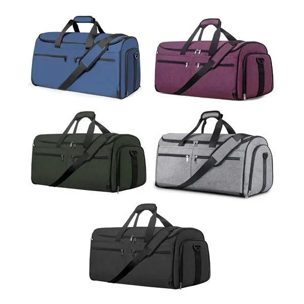55L Travel & Gym Duffel Bag with Multiple Compartments