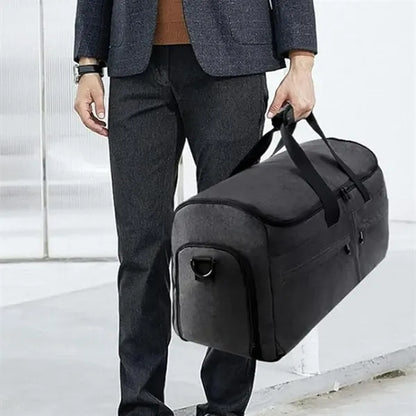 55L Travel & Gym Duffel Bag with Multiple Compartments