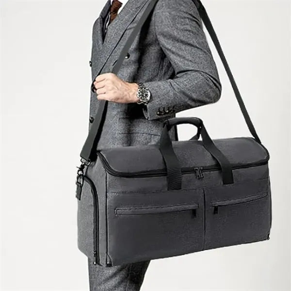 55L Travel & Gym Duffel Bag with Multiple Compartments