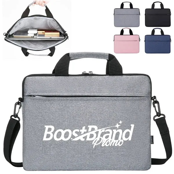 15 Inch Laptop Briefcase with Shoulder Strap