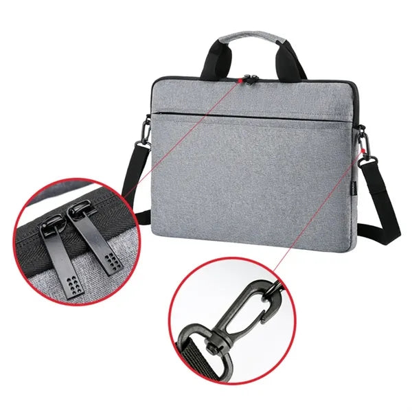 15 Inch Laptop Briefcase with Shoulder Strap