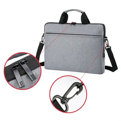 15 Inch Laptop Briefcase with Shoulder Strap