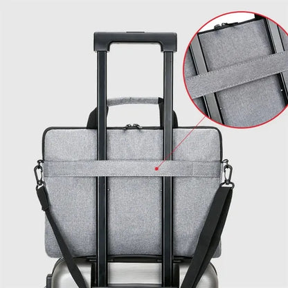 15 Inch Laptop Briefcase with Shoulder Strap