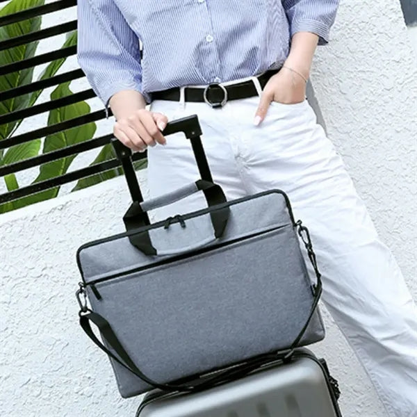 15 Inch Laptop Briefcase with Shoulder Strap