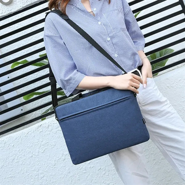 15 Inch Laptop Briefcase with Shoulder Strap