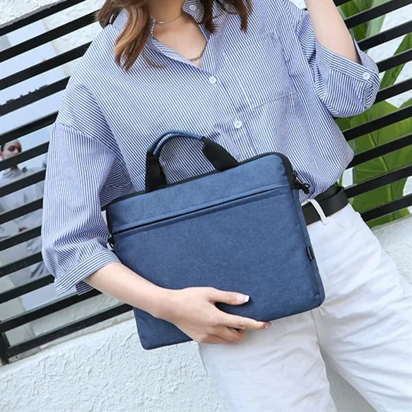 15 Inch Laptop Briefcase with Shoulder Strap