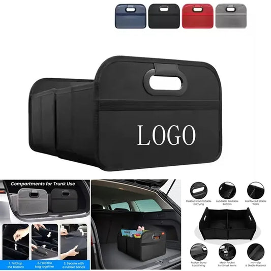 Collapsible Car Trunk Organizer with Handle