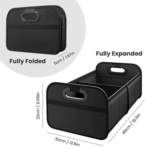 Collapsible Car Trunk Organizer with Handle