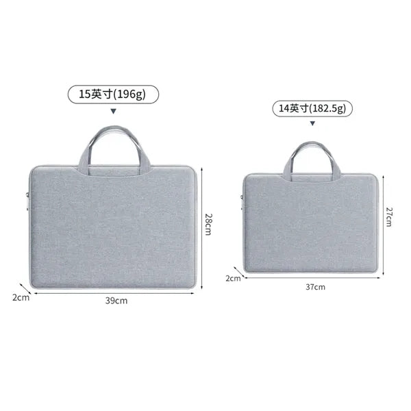 15 Inch Slim Laptop Sleeve with Carry Handles