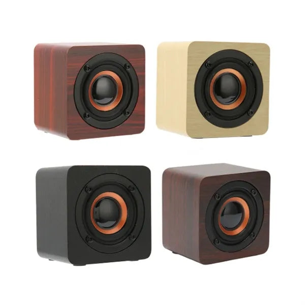 Mini Portable Wooden Bluetooth Speaker