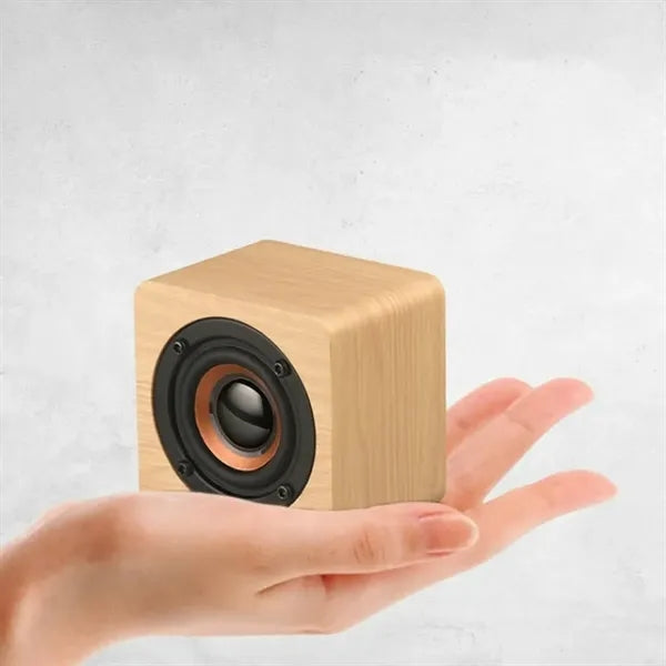Mini Portable Wooden Bluetooth Speaker