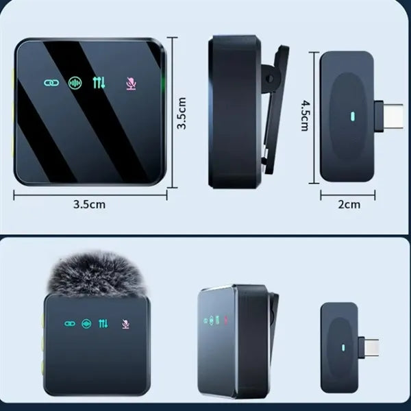 Portable Wireless Lavalier Microphone
