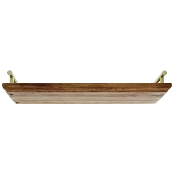 Eco-Friendly Rectangular Natural Acacia Wood Handle Tray
