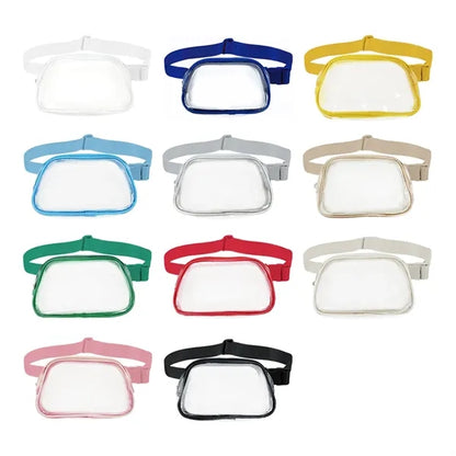 Clear Stadium Approved Fanny Pack with Adjustable Strap