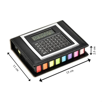 Executive Calculator & Notebook Organizer with Flags