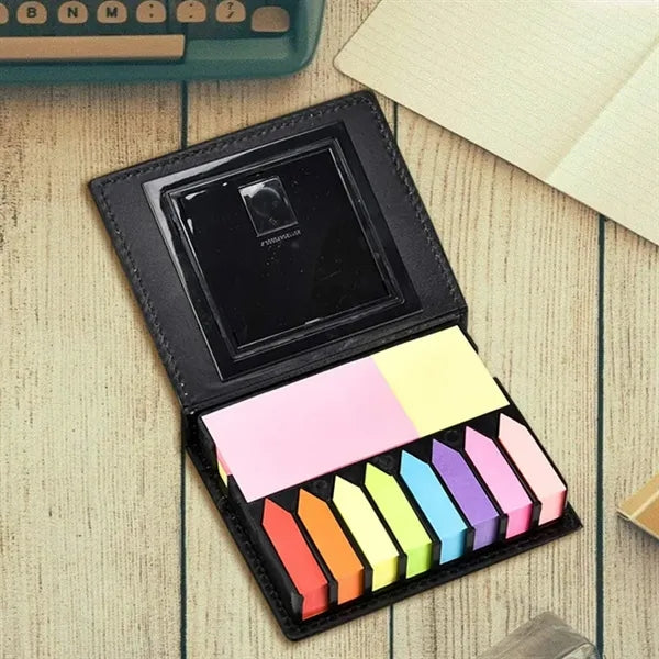 Executive Calculator & Notebook Organizer with Flags