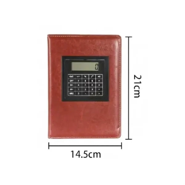 A4 Professional Planner Notebook with Integrated Calculator