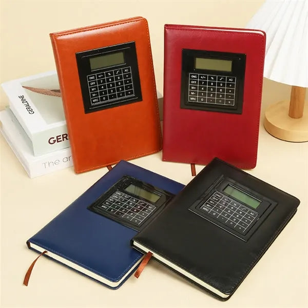 A4 Professional Planner Notebook with Integrated Calculator