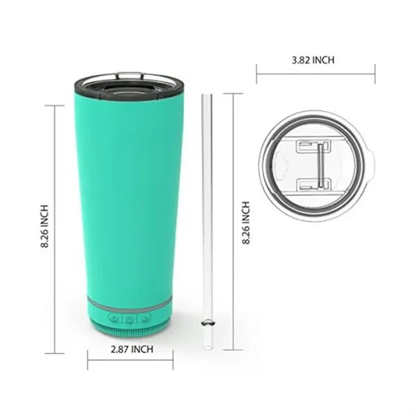16Oz Insulated Tumbler with Integrated Wireless Speaker