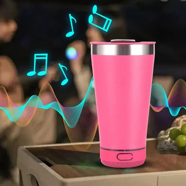 16Oz Insulated Tumbler with Integrated Wireless Speaker