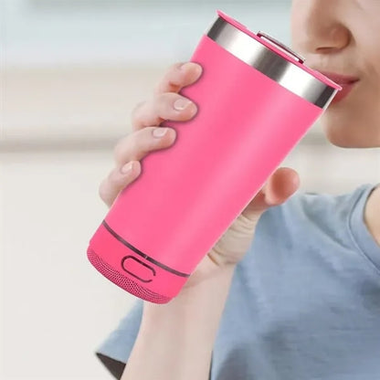16Oz Insulated Tumbler with Integrated Wireless Speaker