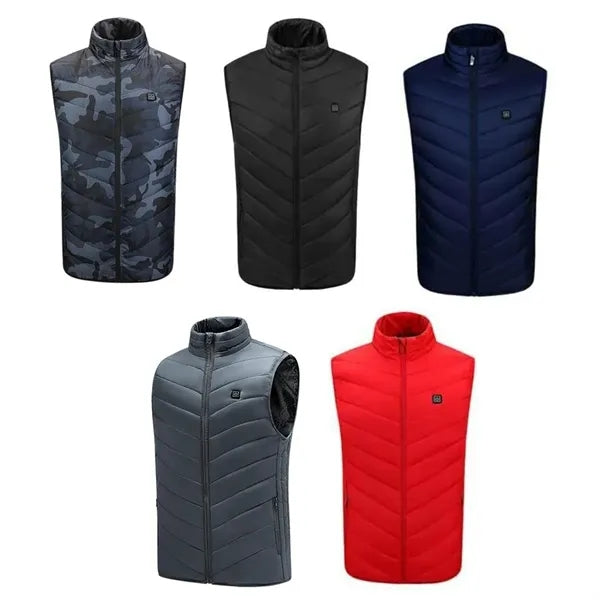 Customizable Heated Vest for Outdoor & Winter Comfort