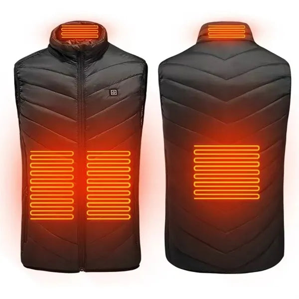 Customizable Heated Vest for Outdoor & Winter Comfort