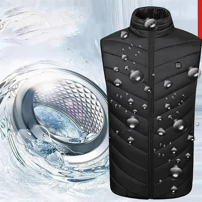 Customizable Heated Vest for Outdoor & Winter Comfort
