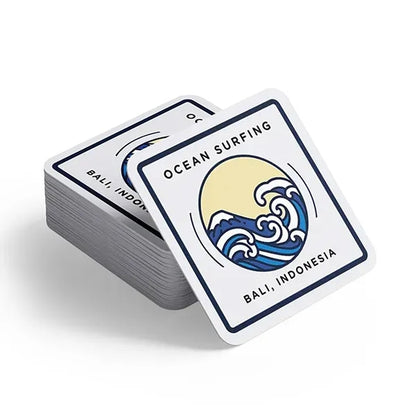 Custom Square Pulpboard Coaster - Debossed