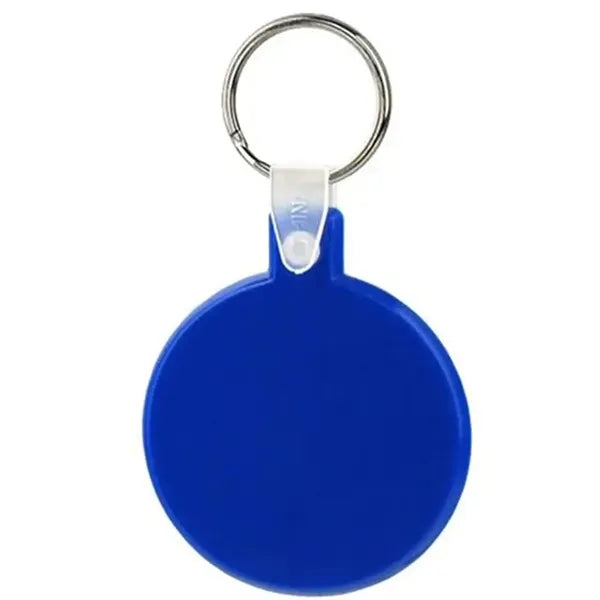 2 x 2 inch Round Soft PVC Keychain