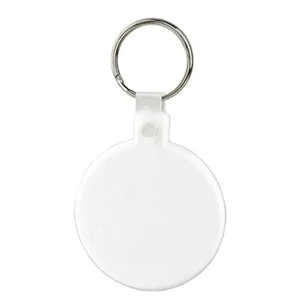2 x 2 inch Round Soft PVC Keychain