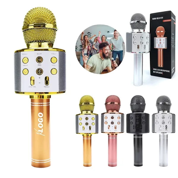 Rechargeable Wireless Microphone with Speaker