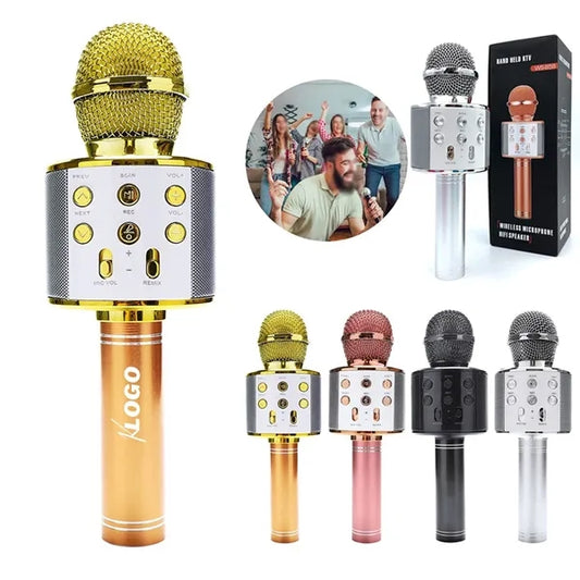 Rechargeable Wireless Microphone with Speaker