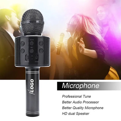 Rechargeable Wireless Microphone with Speaker