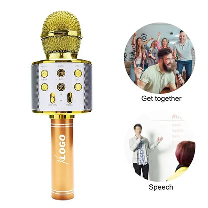 Rechargeable Wireless Microphone with Speaker