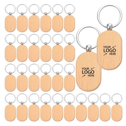 Custom Hotel Wooden Keychain Motel Key Tag