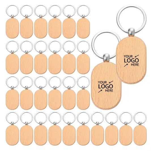 Custom Hotel Wooden Keychain Motel Key Tag