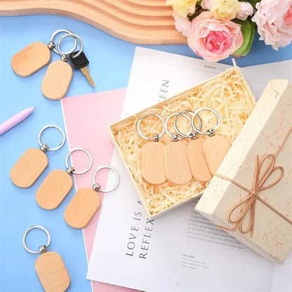 Custom Hotel Wooden Keychain Motel Key Tag